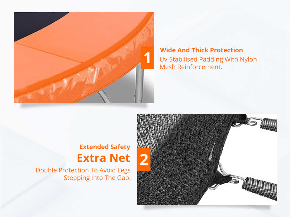 DS Arc Trampoline Orange - 14ft