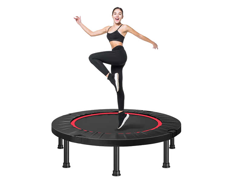 Folded Mini Trampoline 40-inch - Red
