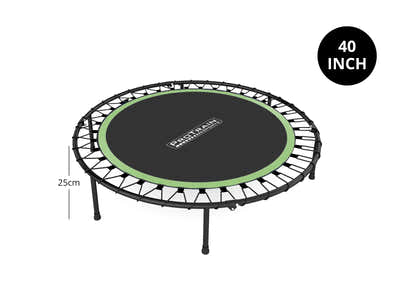 Folded Mini Trampoline 40-inch - Green