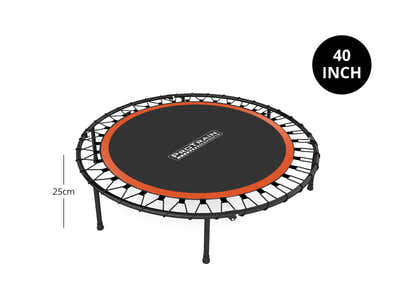 Folded Mini Trampoline 40-inch - Orange