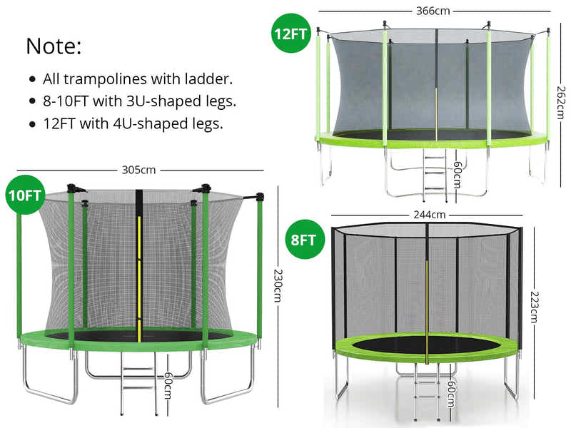 Trampoline Lime - 12ft
