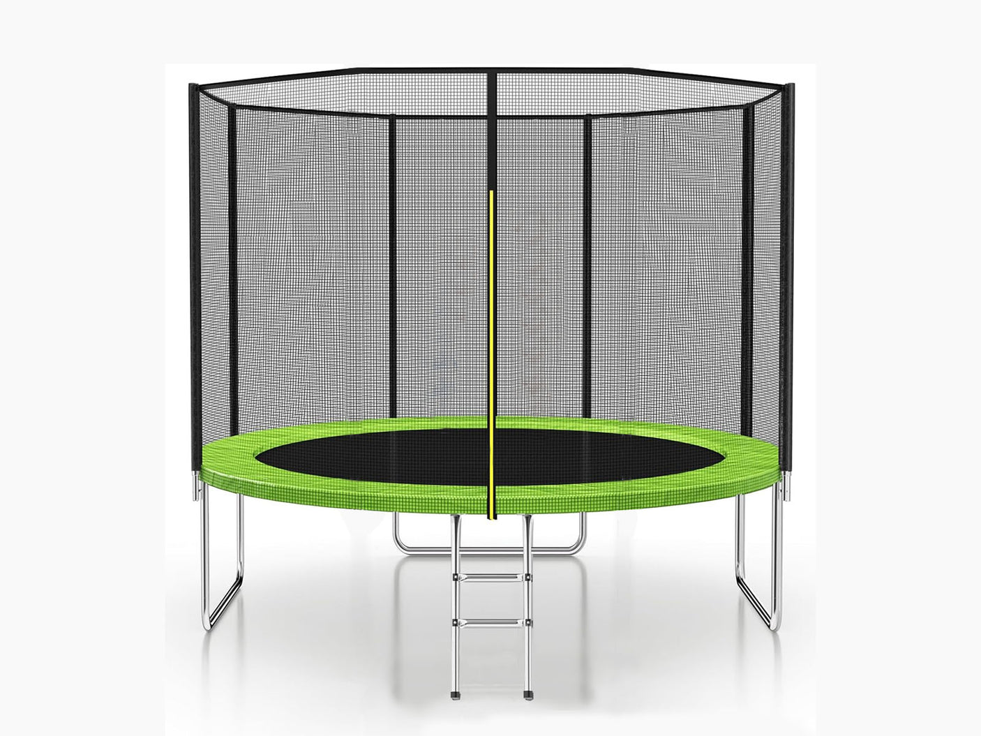 DS Trampoline Lime Outside Net 8Ft