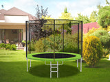 DS Trampoline Lime Outside Net 8Ft