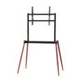 TV Stand 32-75 inch LED LCD Screen Wooden Floor Easel Height Adjustable