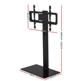 TV Stand Mount Bracket for 32"-70" LED LCD Glass Storage Floor