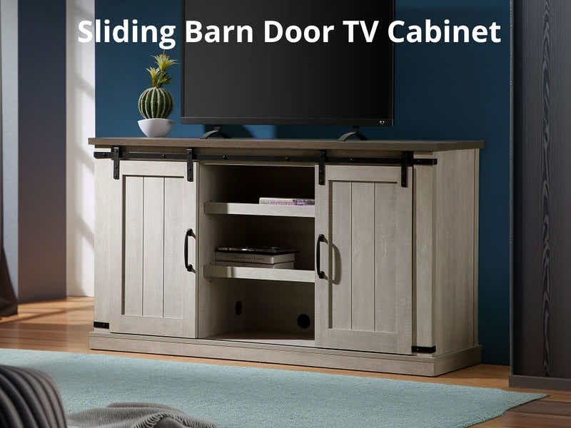 Sliding Barn Door TV Cabinet