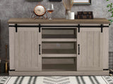 Sliding Barn Door TV Cabinet