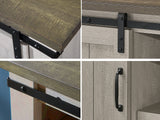 Sliding Barn Door TV Cabinet