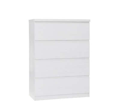 Tiko 4-Drawer Tallboy - White