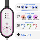 DS BS 4 Head LED Plant Grow Light with Stand and Remote Control