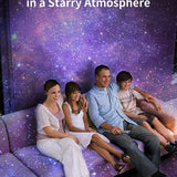 DS BS Galaxy Star Light Projector with LED Nebula Cloud-White