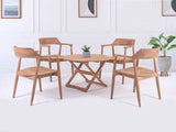 Teak wood Round Folding Table 1M