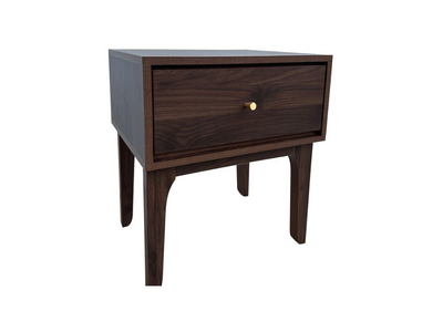 Samuel Bedside Table - Walnut