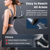 DS NA Black 3-in-1 Massage Gun with Extendable Handle & Back Strap – 12-Speed