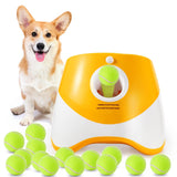 DS NA Rechargeable Automatic Dog Ball Launcher – Includes 15 Mini Tennis Balls