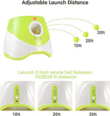DS NA Automatic Dog Ball Launcher with 15 Mini Tennis Balls & Mesh Bag – Recharg