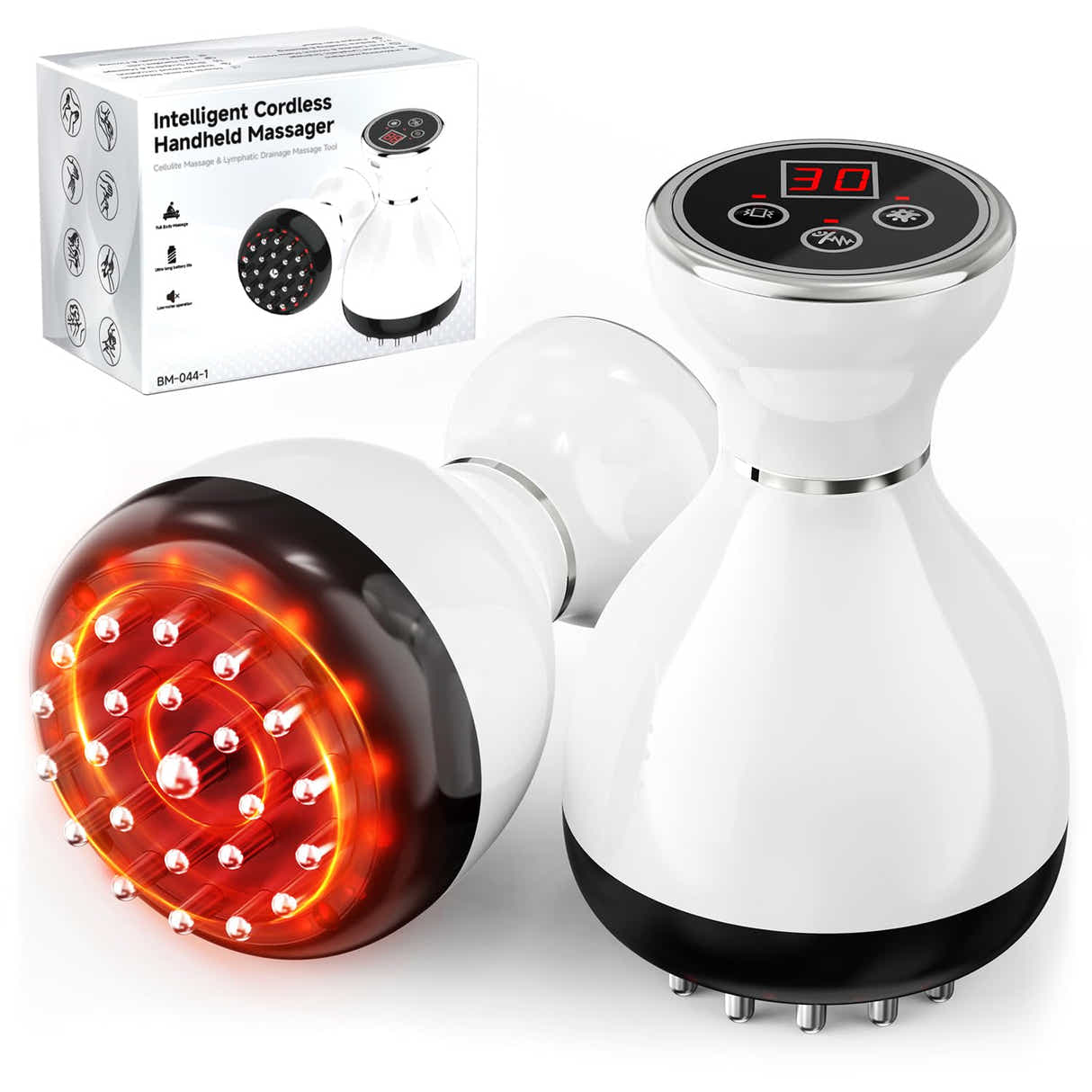DS NA 4-in-1 Cordless Body Sculpting Massager – Rechargeable Massage Tool