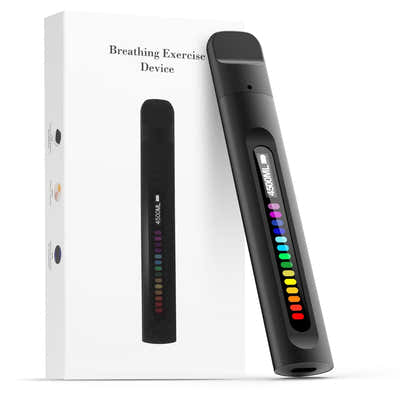 DS NA Portable Smart Breathing Trainer – Rechargeable Respiratory Exercise