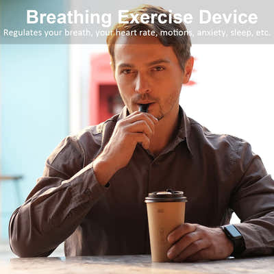 DS NA Portable Smart Breathing Trainer – Rechargeable Respiratory Exercise