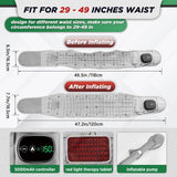 DS NA Inflatable Heating Massage Waist Belt with 3-Level Heat & Vibration – Cord