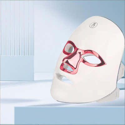 DS NA 7-Color LED Facial Mask – Rechargeable Light Therapy for Clear