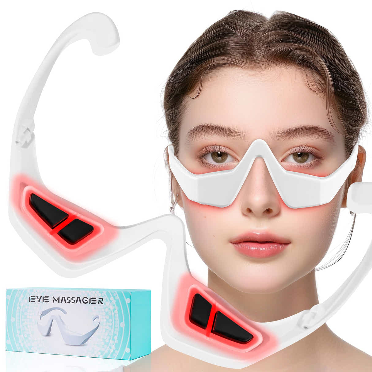 DS NA Eye Contour Beauty Goggles – Portable Anti-Aging Eye Massager