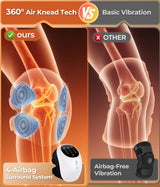 DS NA Cordless 360° Knee Massager: 3 Intensity Levels, Comfortable Wrap Design