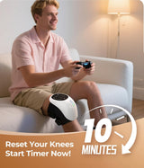DS NA Cordless 360° Knee Massager: 3 Intensity Levels, Comfortable Wrap Design