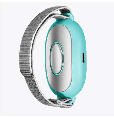 DS NA Microcurrent EMS Sleep Aid Device Palm Pulse Massager Blue