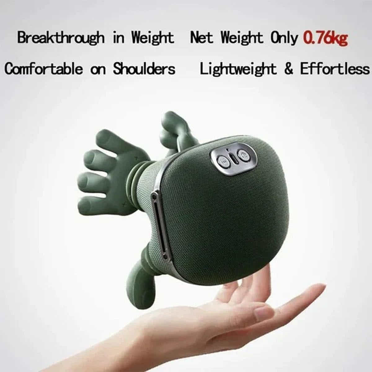 DS NA Massager, Real Hand Simulation Shiatsu Deep Tissue Electric Massager for N