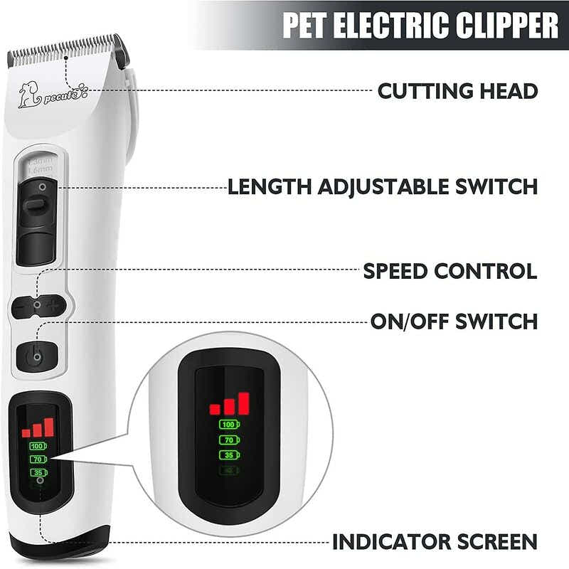 DS NA Dog Clipper - Professional 3 Modes Dog And Cat Clipper For Long And Thick