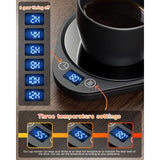 DS NA Coffee Mug Warmer With 3 Temperature Settings Electric Beverage Warmer