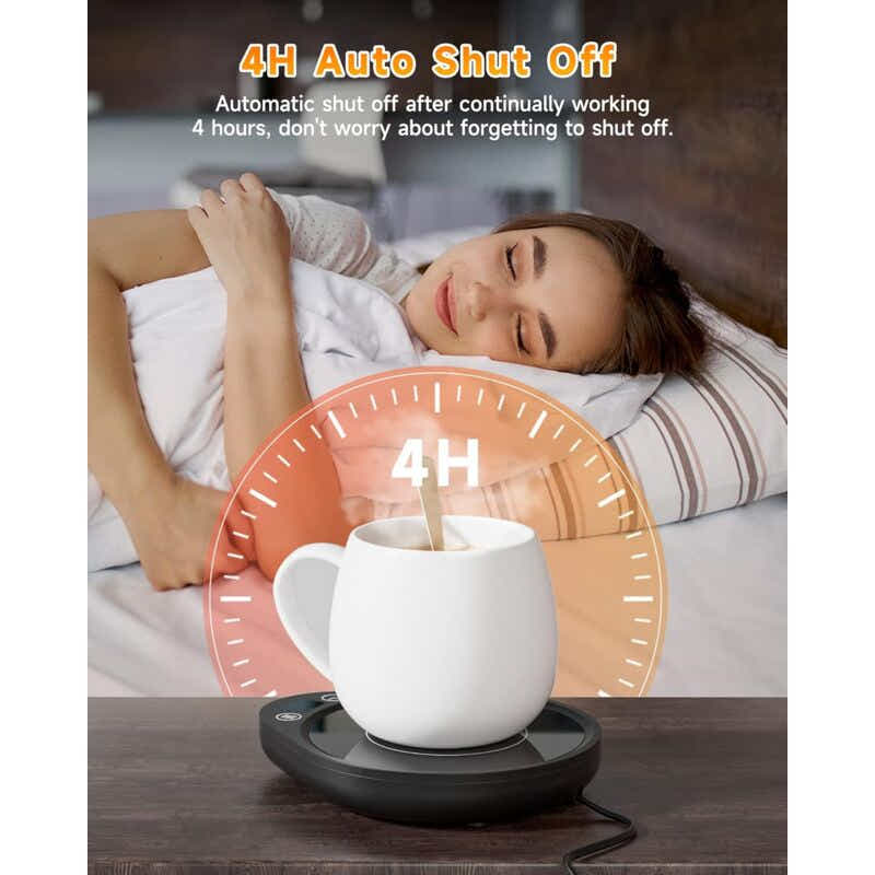 DS NA Coffee Mug Warmer With 3 Temperature Settings Electric Beverage Warmer