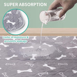DS NA 2PCS 80×70CM Ultra Absorbent Dog Training Mats – Non-Slip & Washable