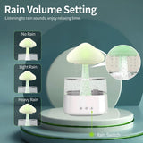 DS NA Rain Cloud Humidifier, Essential Oil Diffuser, Cute Mushroom Night Light W