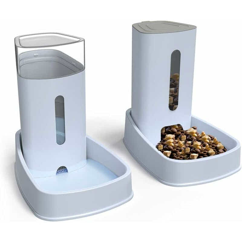 DS NA Automatic Water/Dog Feeder Fountain - 3.8L X 2 Pieces - Dog/Cat/Dog Food F