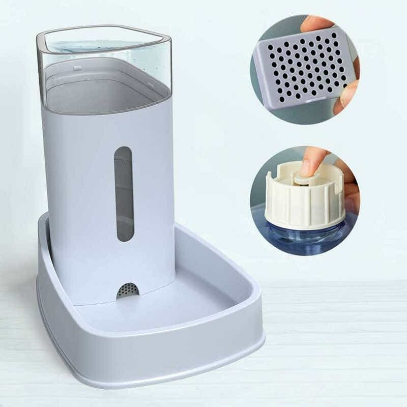 DS NA Automatic Water/Dog Feeder Fountain - 3.8L X 2 Pieces - Dog/Cat/Dog Food F