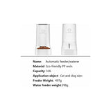 DS NA Automatic Food & Water Dispenser Fountain – 3.75L 2PCS Set for Dogs & Cats