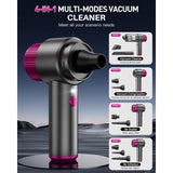 DS NA 4-In-1 Powerful Cordless Car Vacuum Cleaner, 15Kpa Mini Cordless Handheld