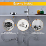 DS NA Glass Rinser, Stainless Steel Glass Rinser, Glass Rinser For Kitchen Sink