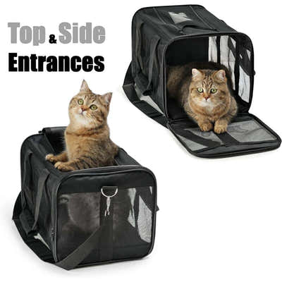 DS NA Pet Carrier Bag – Travel Carrier for Cats, Small Dogs, Kittens & Puppies