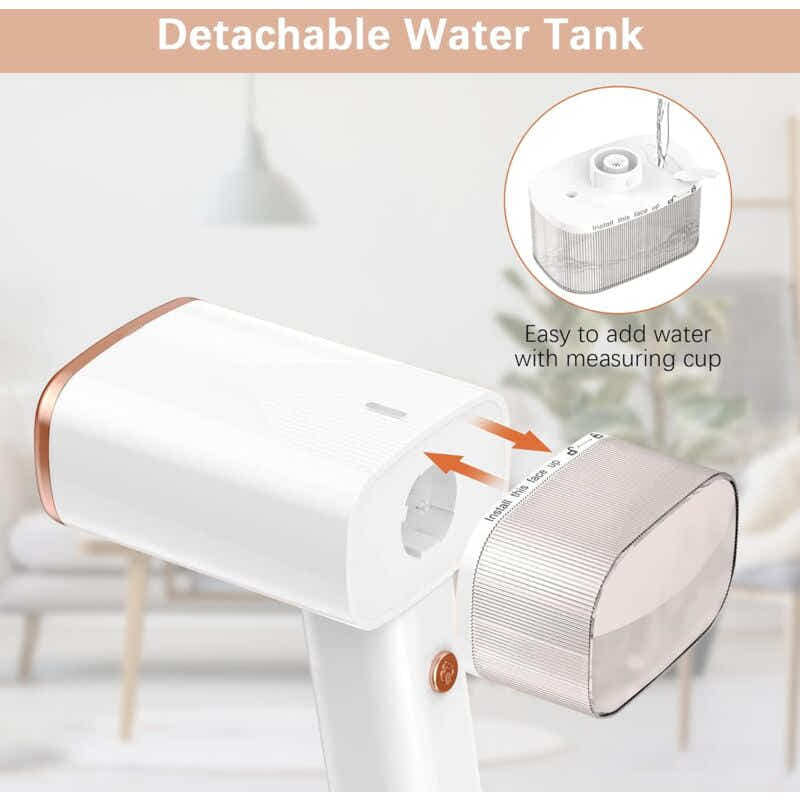DS NA Garment Steamer, Mini Portable Iron, 30S Fast Heat-Up, 1000W, 120Ml,