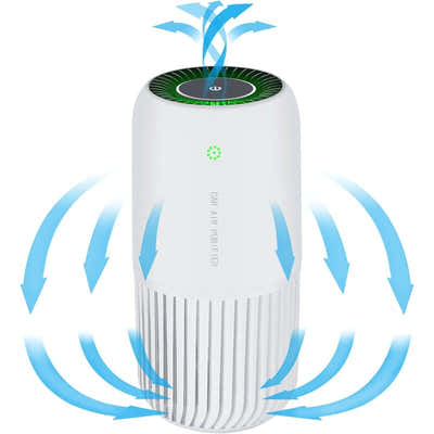 DS NA Air Purifier With True Hepa Filter With Uv-C Light, Mini Air Purifier