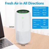 DS NA Air Purifier With True Hepa Filter With Uv-C Light, Mini Air Purifier