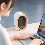 DS NA 1200W Electric Ceramic Fan Heater With 2 Heat Setting, Overheat Protection