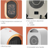 DS NA 1200W Electric Ceramic Fan Heater With 2 Heat Setting, Overheat Protection