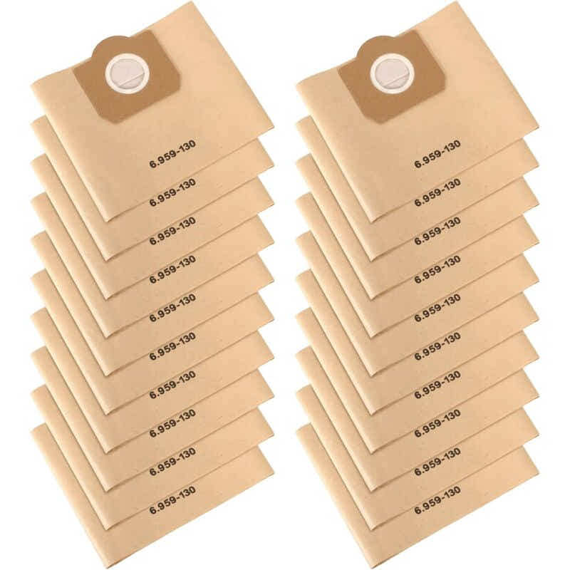 DS NA Vacuum Cleaner Bags, 20 Pack Upright Vacuum Cleaner Bags, Paper Filter Bag