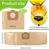 DS NA Vacuum Cleaner Bags, 20 Pack Upright Vacuum Cleaner Bags, Paper Filter Bag