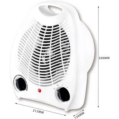 DS NA Electric Fan Heater, Electric Stove, 1000W / 2000W