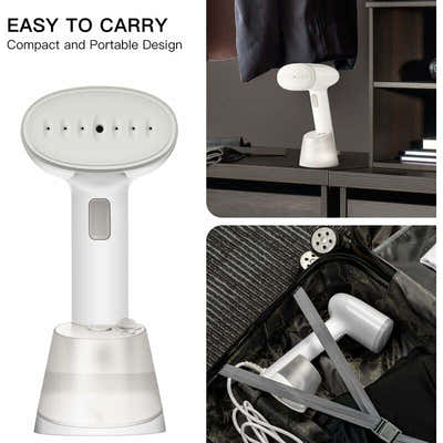 DS NA Portable Travel Vertical Steamer, 230Ml, 1200W Handy Steam Iron Fast Heat-
